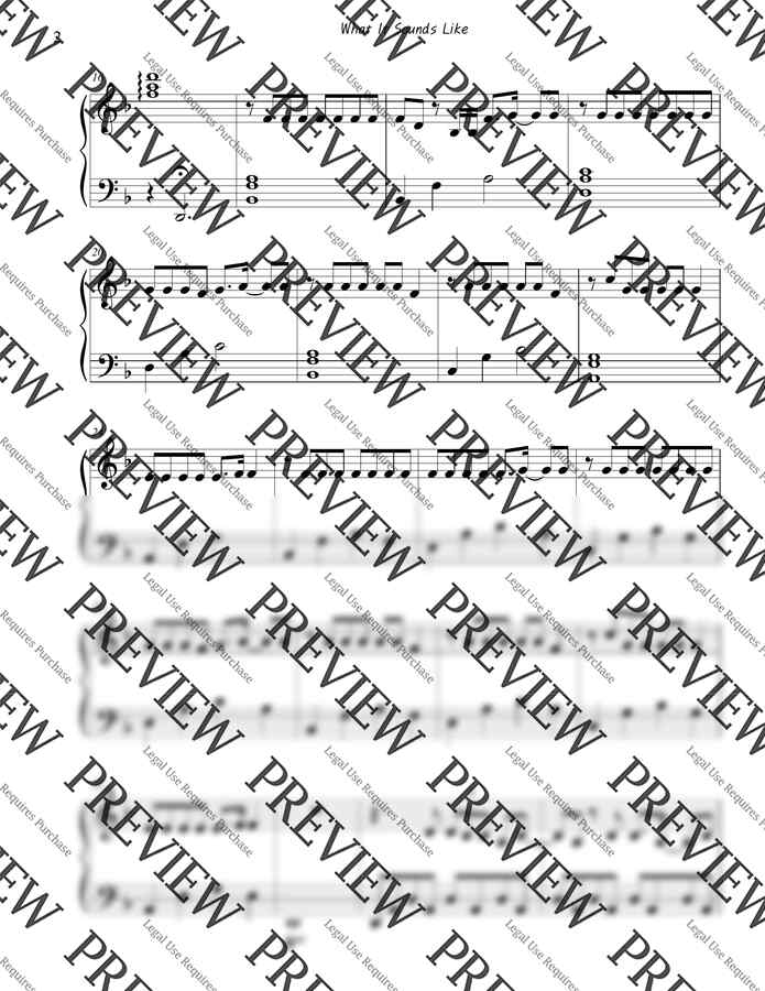 What It Sounds Like - KPop Demon Hunters OST (쉬운 피아노악보!) by 엘리미나1