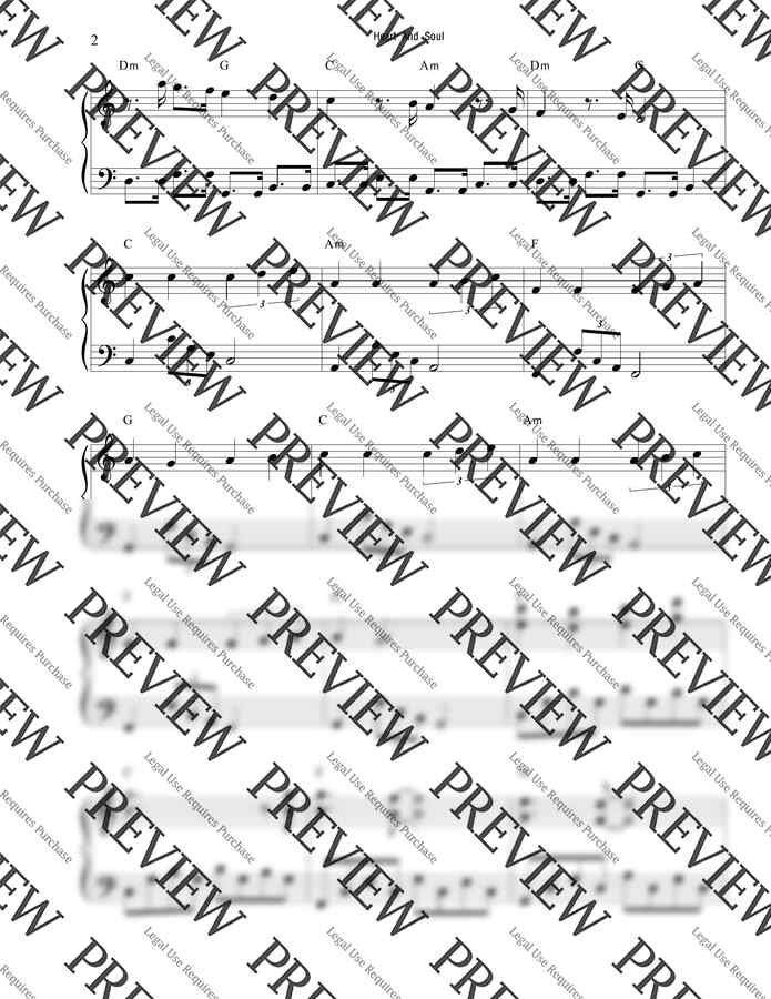 빅 OST - Heart and Soul (쉬운악보) by 나건반1