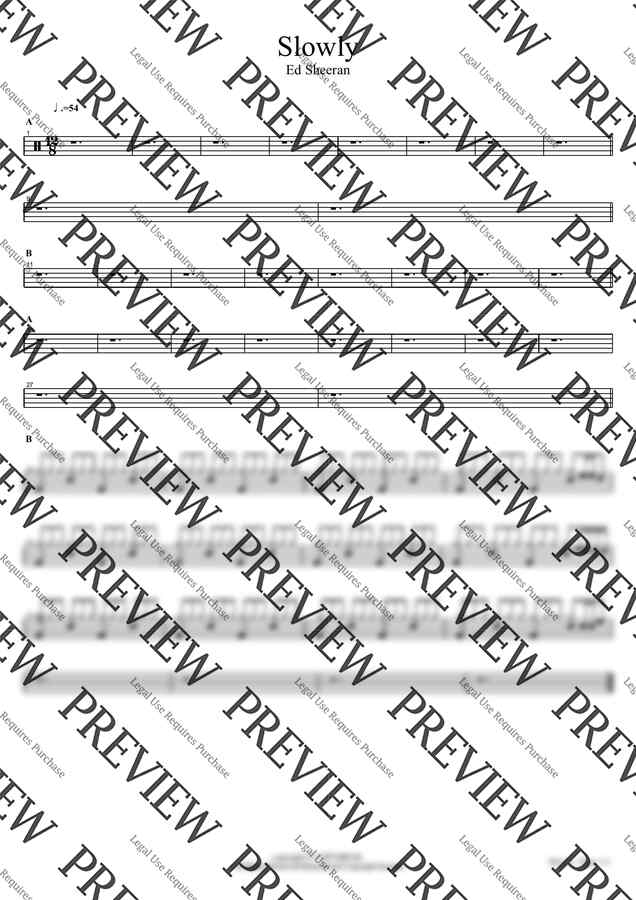 Ed Sheeran - Slowly by COPYDRUM0