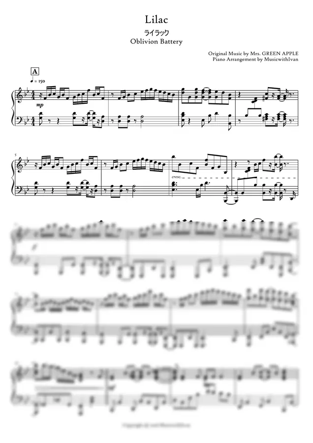 Original Music by Mrs. GREEN APPLE - Lilac