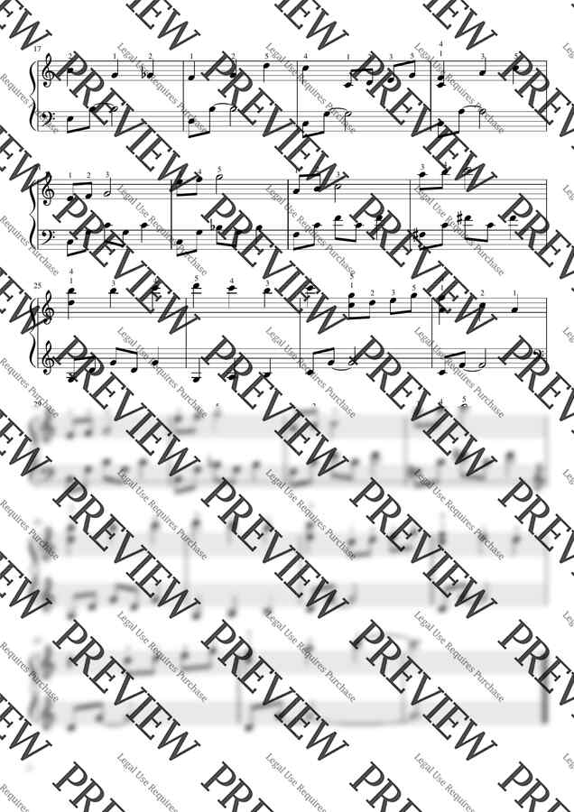 잔잔한 크리스마스 캐롤 - Silver Bell 실버벨 (체100.쉬운악보) by 이지피아노1