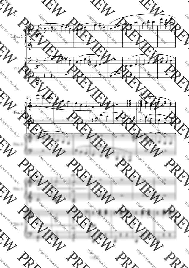 P.Tchaikovsky - 호두까기 인형 4hands - 꽃의 왈츠 (다장조 연탄곡) by 나엘쌤1