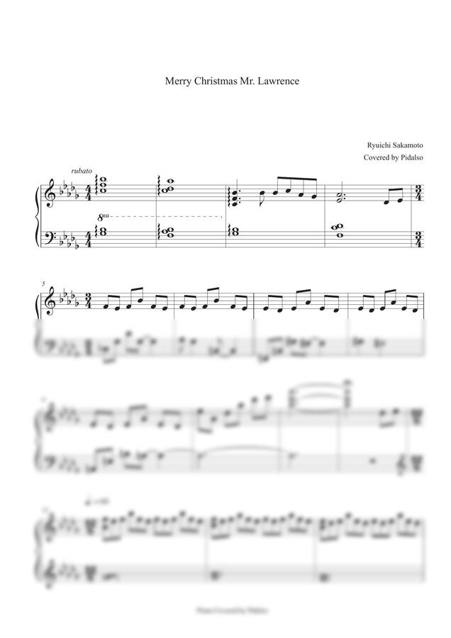 류이치 사카모토 - Merry Christmas Mr. Lawrence by Pidalso0