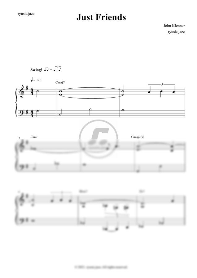 Standard Jazz - Just Friends by ryusic.jazz0