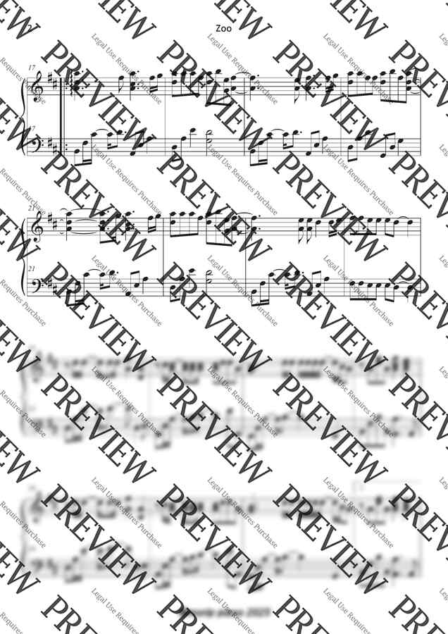 Shakira (주토피아 2 OST) - Zoo by 모립피아노1