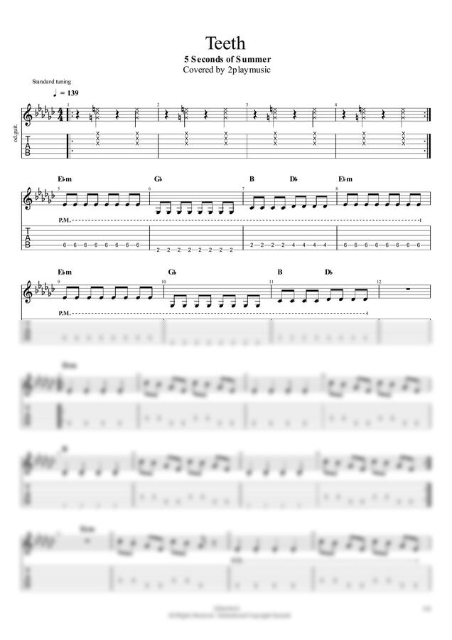 5 Seconds of Summer - Teeth by 2playmusic0