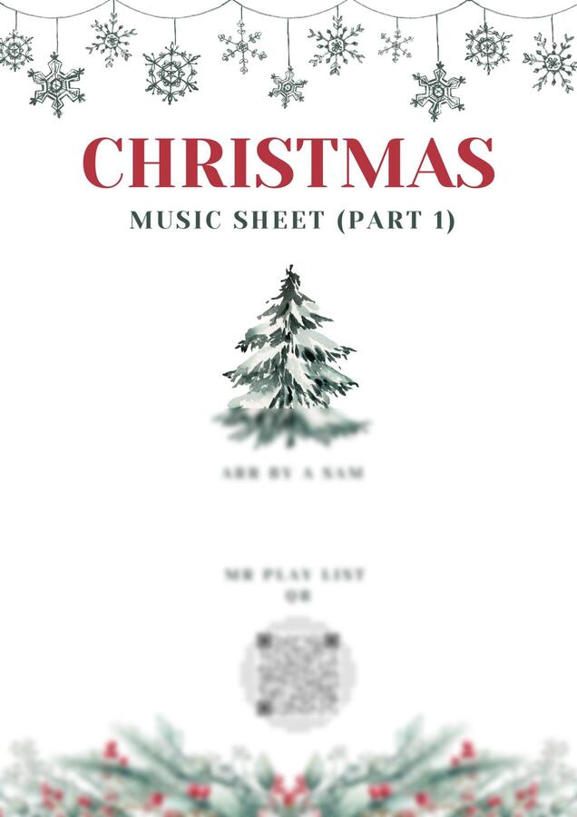 겨울동요, 캐롤 모음곡집 (16곡) (MR QR) by 에이쌤0