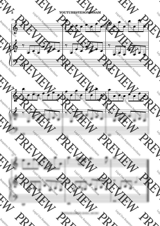 J. Halvorsen(할보르센) - Passacaglia(파사칼리아) (왕초급4hands보) by 예송쌤1