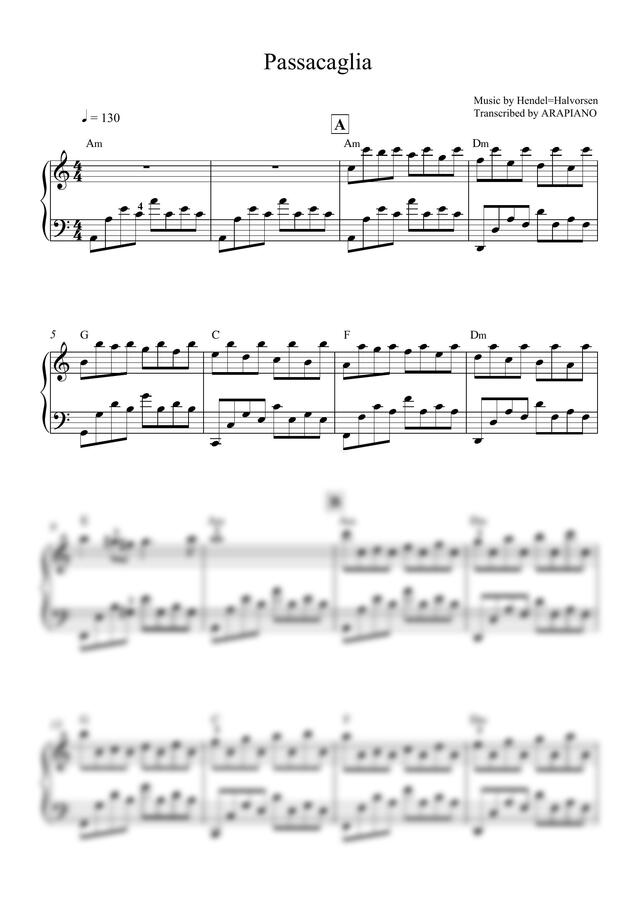 Hendel=Halvorsen - Passacaglia by ARAPIANO0