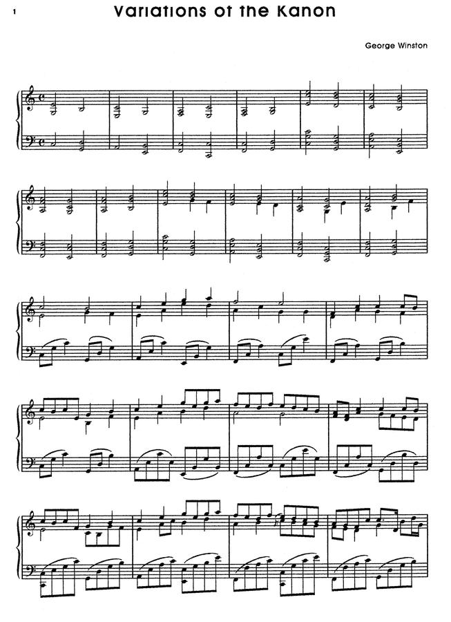J. Pachelbel (파헬벨) - 캐논 변주곡