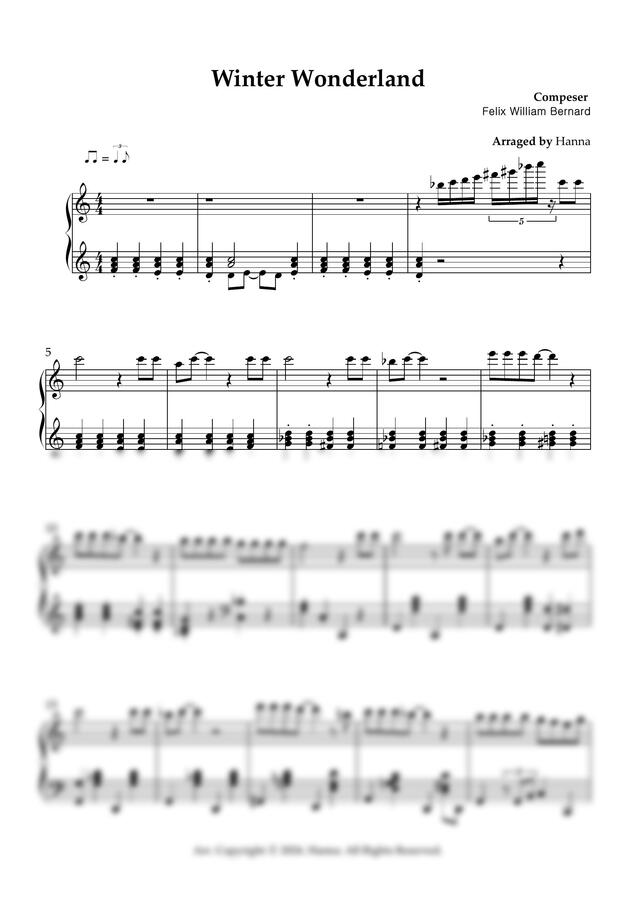 Felix William Bernard - Winter Wonderland (재즈 스윙 캐롤) by 한나0