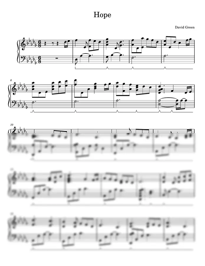 Words Fall Short, Mass Anthem - Hope