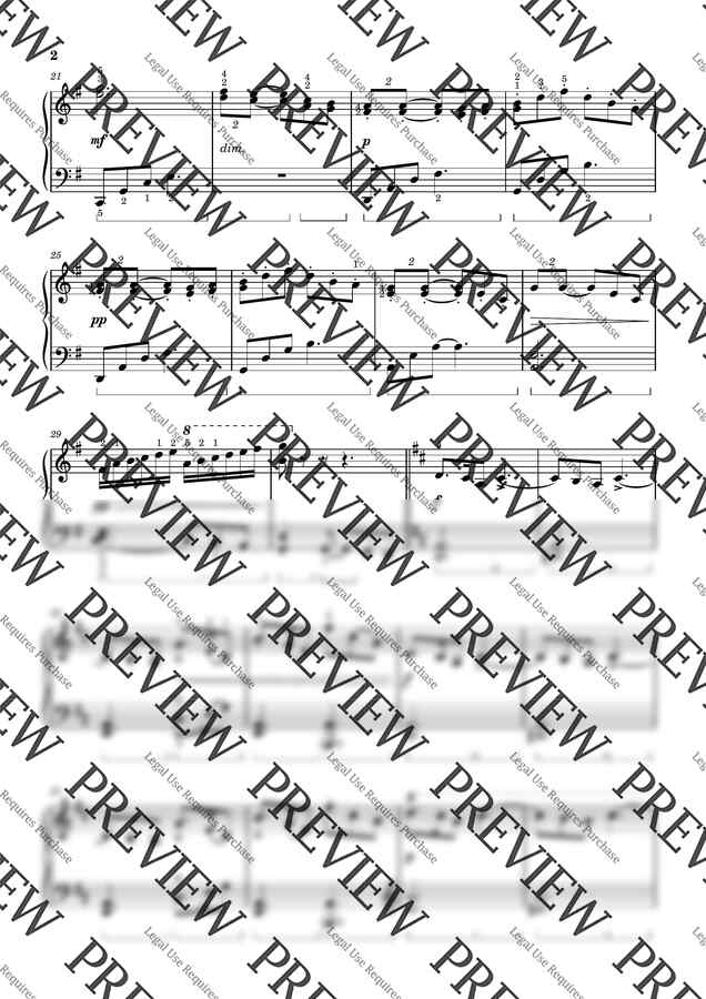 C.Debussy - Petite Suite - 1. En Eateau for Piano Solo(Easy Version) (손가락 번호, 페달) by La Mer Piano1