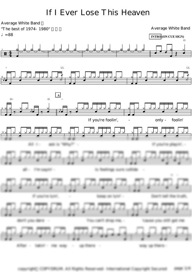 Average White Band - If I Ever Lose This Heaven by 카피드럼0