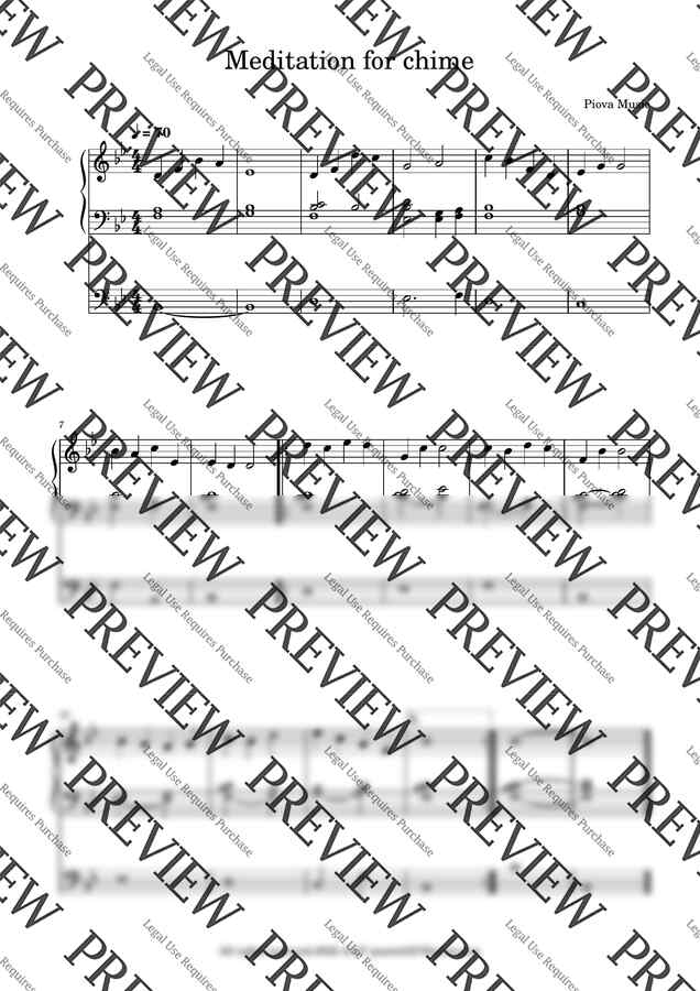 Piova Music - Meditation for Chime (오르간묵상곡)