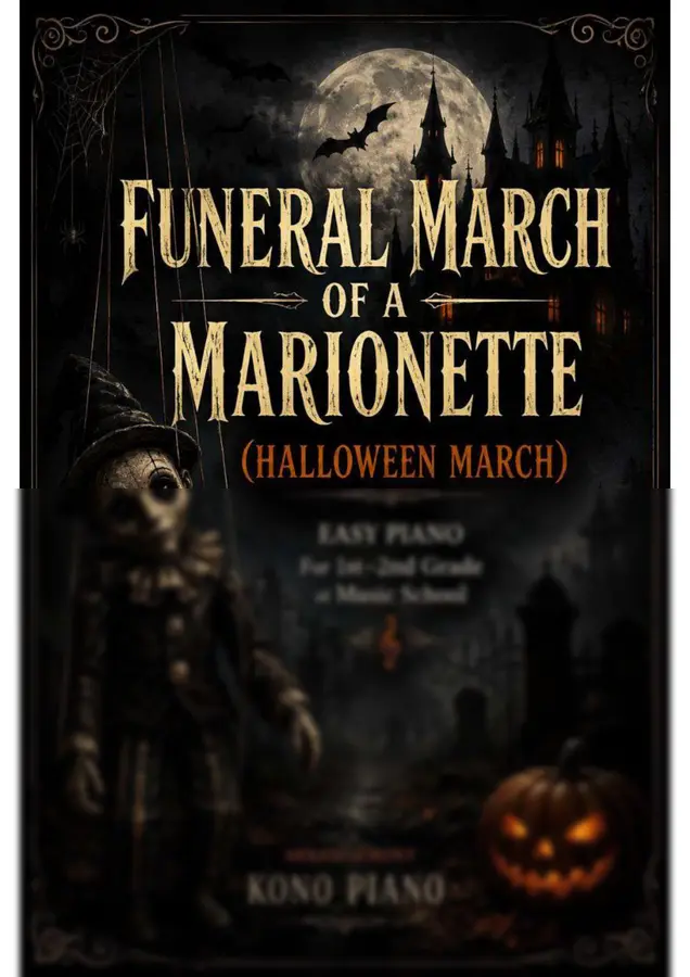 Charles Gounod - Funeral March of a Marionette (Halloween March (Easy Piano))