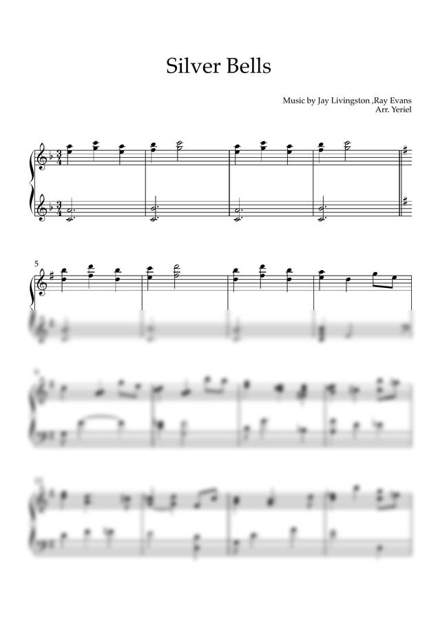 Jay Livingston, Ray Evans - Silver Bells (중급)