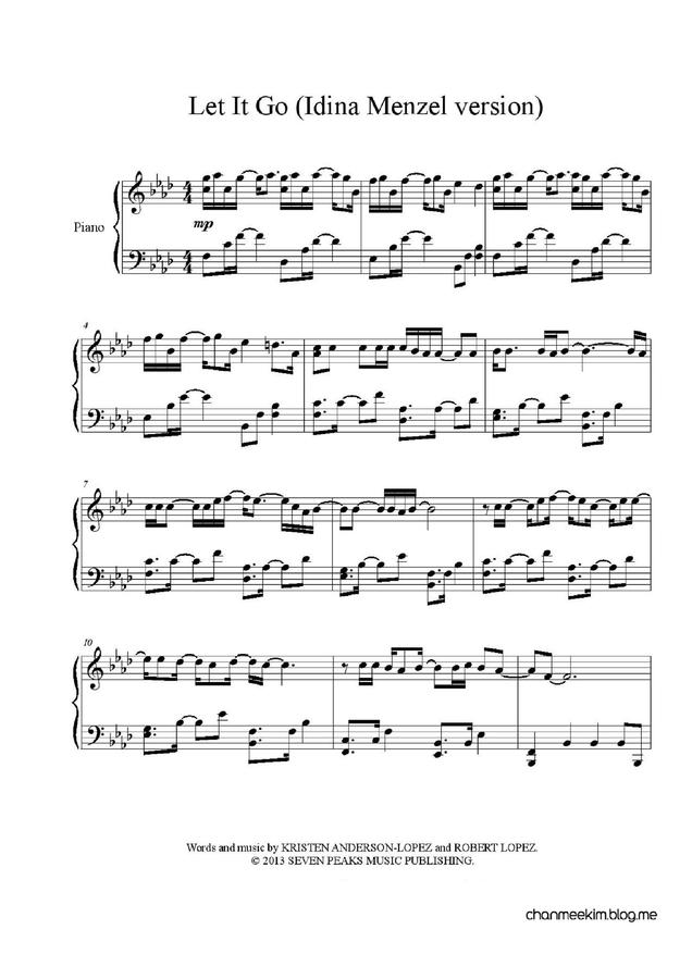 겨울왕국 OST - Let It Go (Idina Menzel ver.)