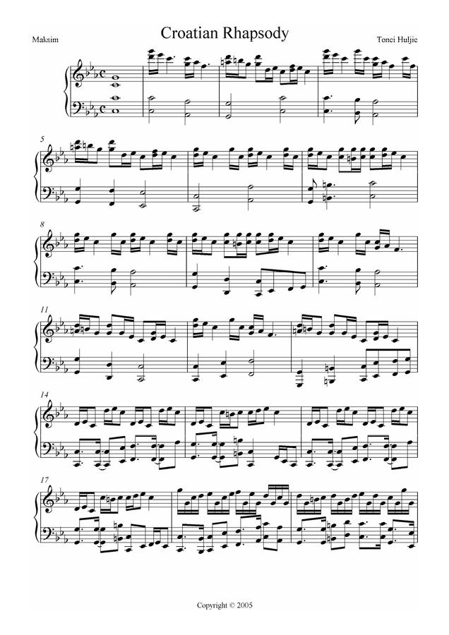 Maksim - 크로아티안 랩소디 (Croatian Rhapsody)