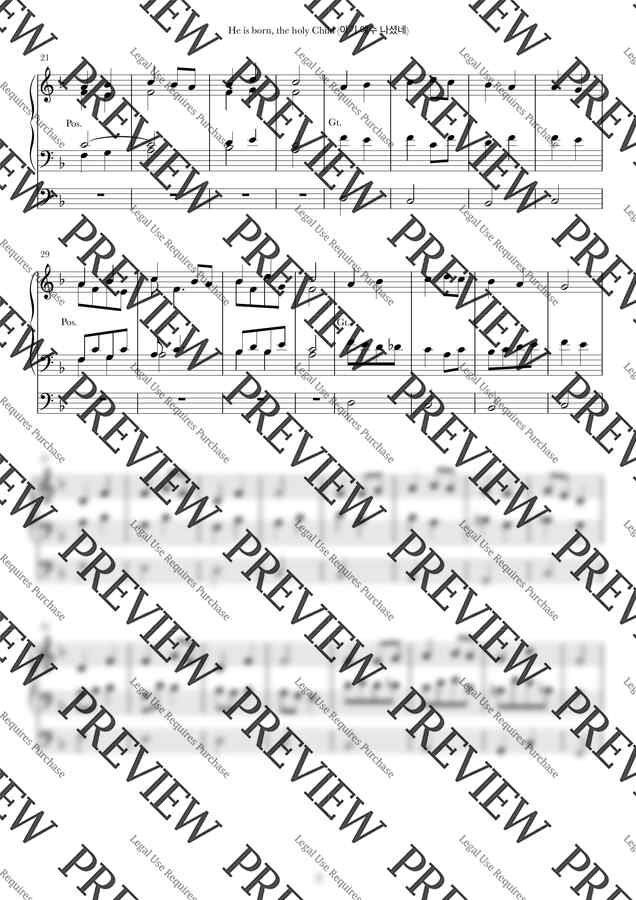 찬송가 106장 - 아기 예수 나셨네 (오르간 전주/후주) by We Low Music1