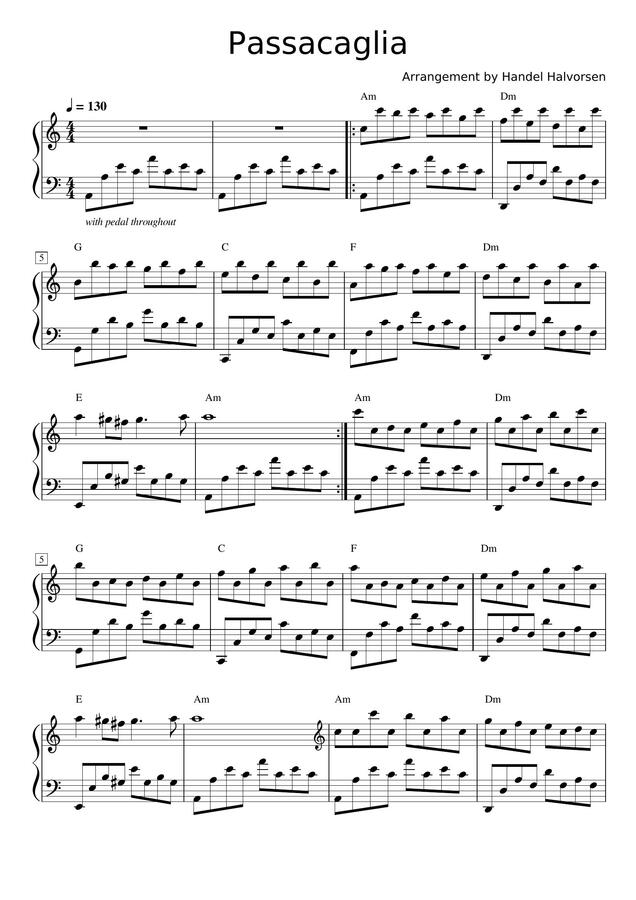 Handel Halvorsen - Passacaglia