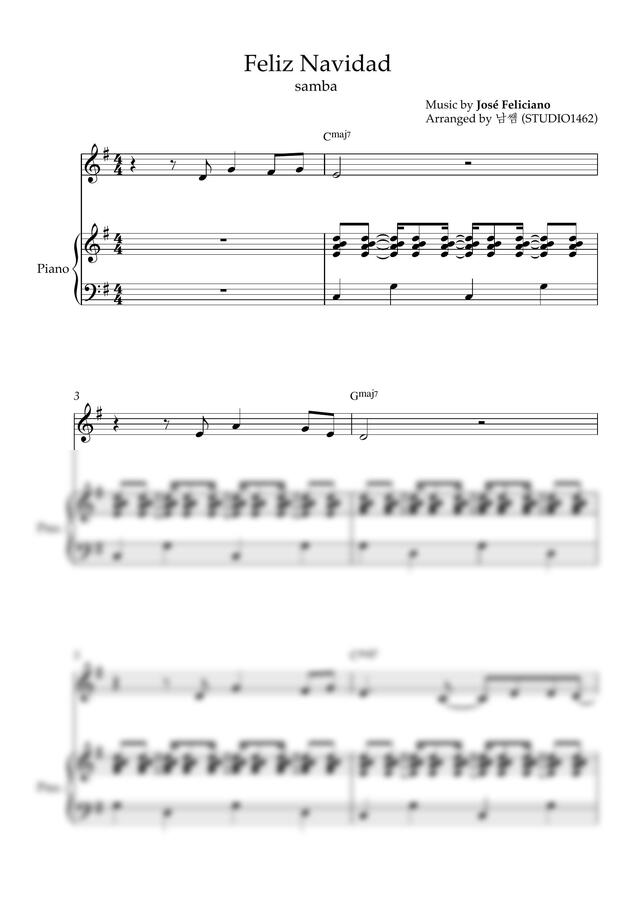 José Feliciano - Feliz Navidad 페리스 나비다 by 남쌤 (Studio1462)0