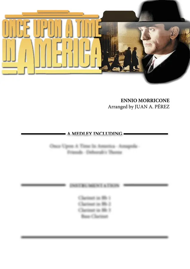 Ennio Morricone - Once Upon a Time in America (Clarinet Quartet)