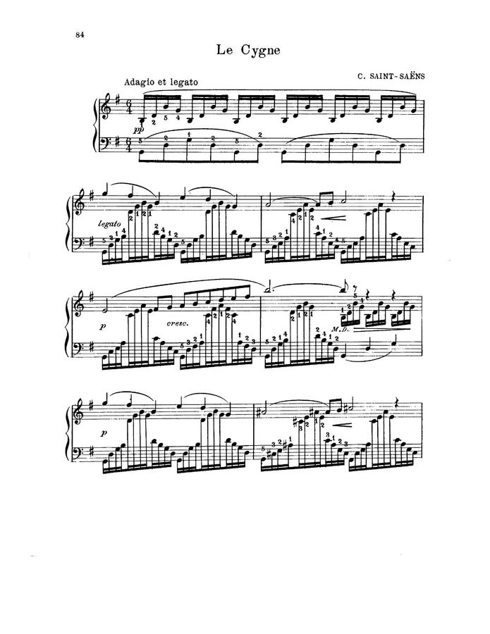 Saint Saens (생상스) - Le Cygne (백조)