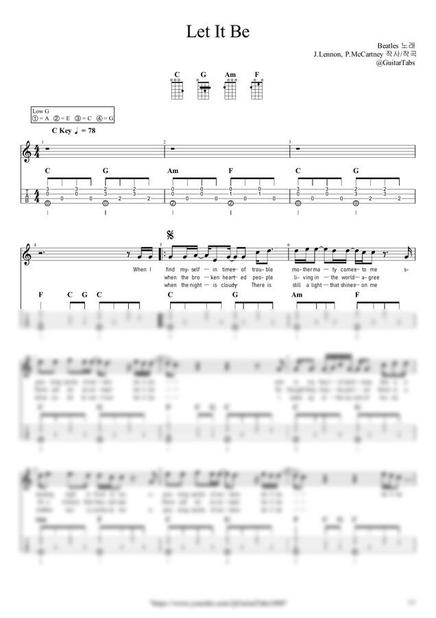 Beatles - Let It Be by GuitarTabs0