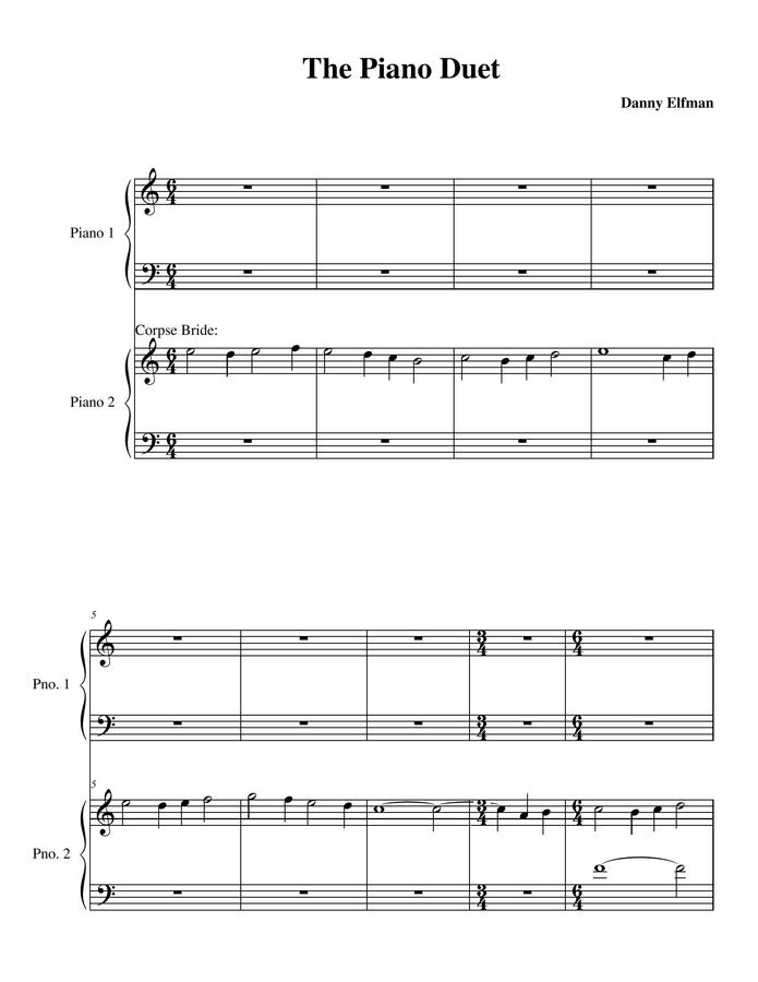 유령신부 ost - the piano duet