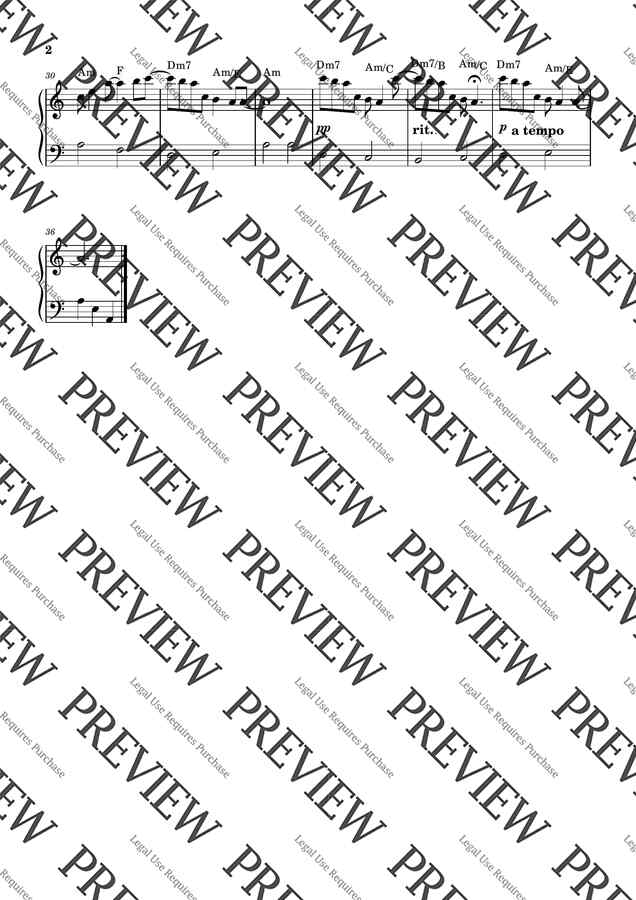 악보 > William Bolcom - 우아한 유령 (Graceful Ghost Rag) by Hanna Yang