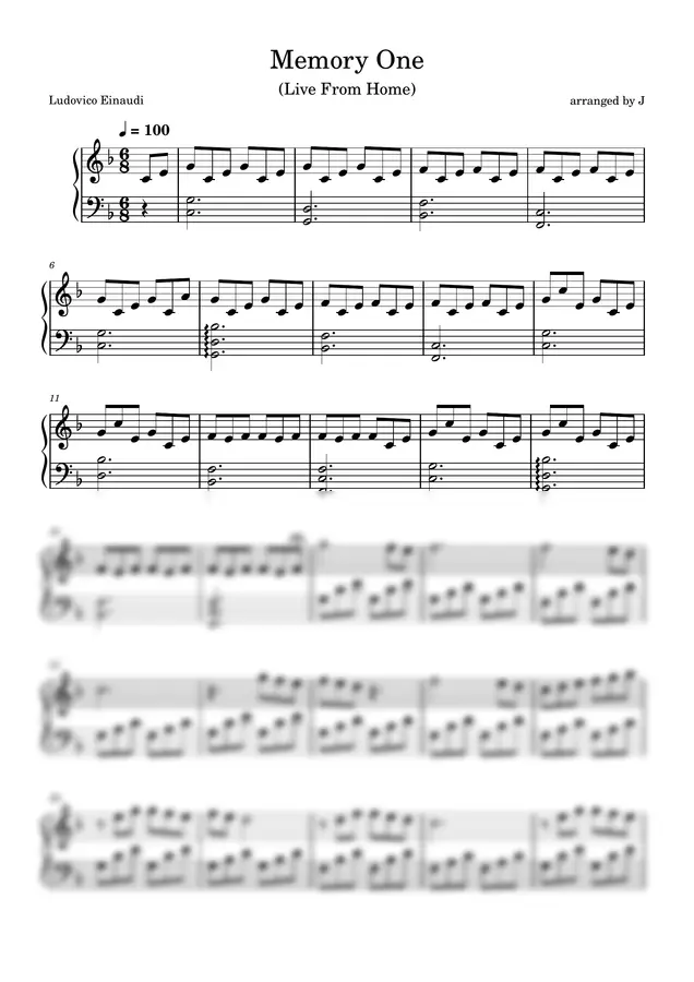 Ludovico Einaudi - Memory One
