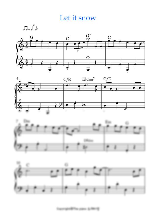 Jule Styne - Let it snow (스윙 초급 솔로 C) by 도레미샘0