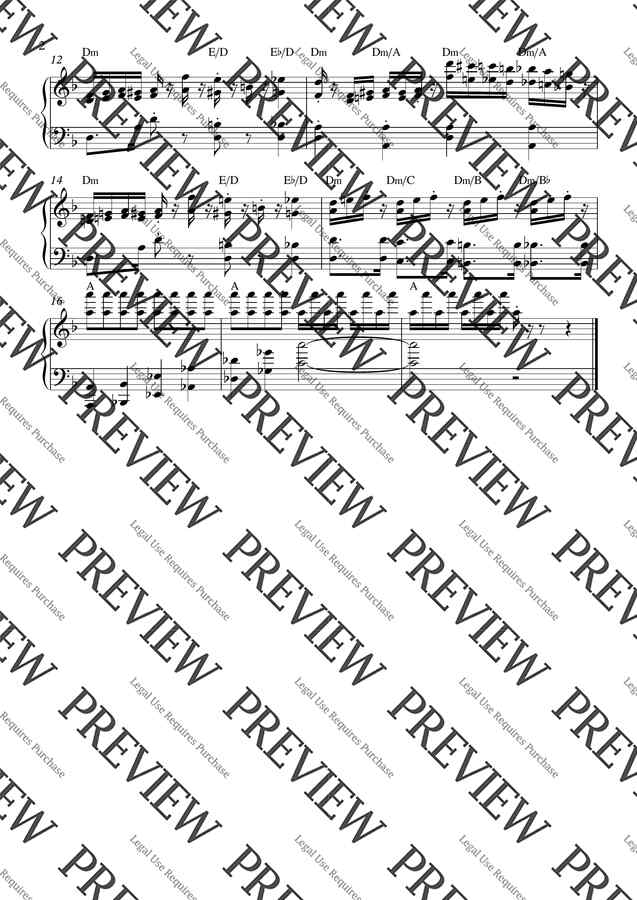 악보 > 인어공주 OST Flotsam and Jetsam by Pianist Jane