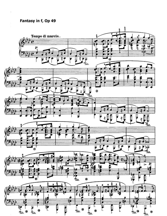 chopin - fantasie op.49 (조성진이 쇼팽 콩쿨 1라운드에서 쳤던곡!)0
