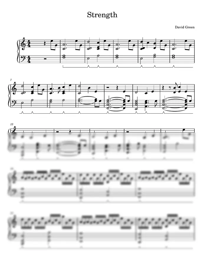 Words Fall Short, Mass Anthem - Strength