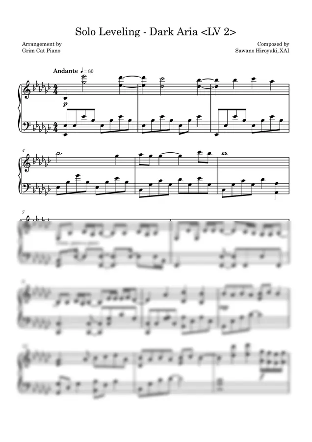 Hiroyuki Sawano (Solo Leveling) - Dark Aria lv.2