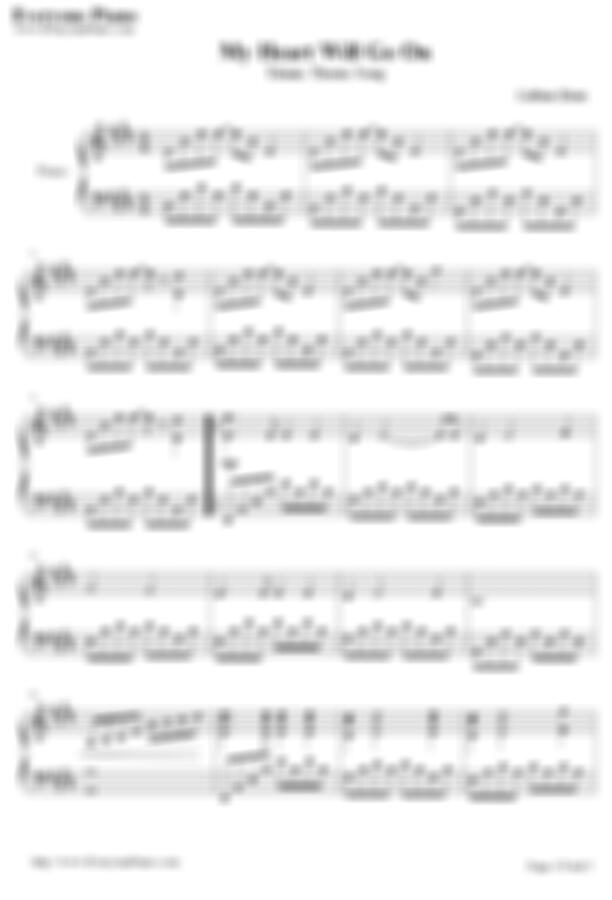 타이타닉 OST - My Heart Will Go On by Everyone Piano0