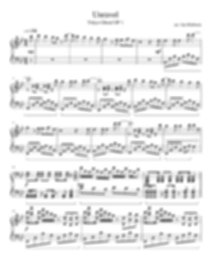 arr. Ian Robison - Unravel(쉬운버젼)0